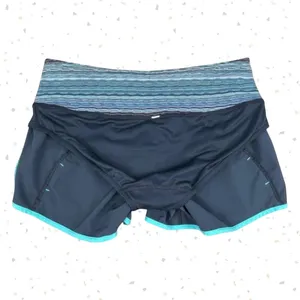 Lululemon Run Times Shorts Navy Space Dye Retro Style Athletic Running Size 4 thumbnail 8