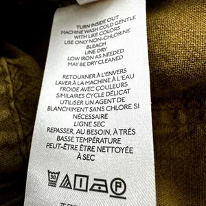 Anthropologie Rhys Utility Jogger Linen Pants High Rise Tapered Moss Green Large thumbnail 4
