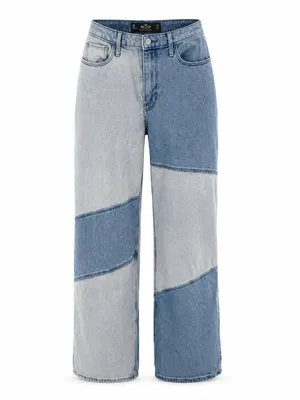 Hollister Ultra High Rise Patchwork Dad Jeans 3R 26x31 thumbnail 2