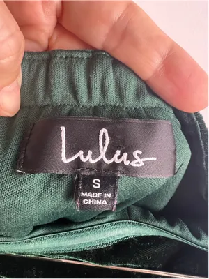 Lulus Hey Baby Forest Green Velvet Strapless Bodycon Midi Dress Small S Cocktail thumbnail 7