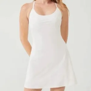 NWT Outdoor Voices Exercise Dress Size M White Lined Shorts Pickleball Tennis thumbnail 14