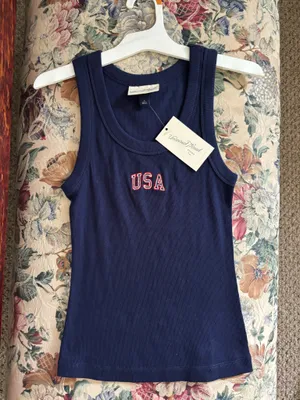 universal threads usa tank Blue thumbnail 1
