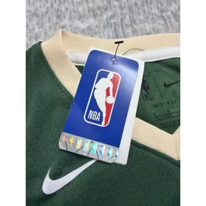 Nike Milwaukee Bucks Damian Lillard 0 Icon Edition Swingman Jersey women M 10-12 thumbnail 3