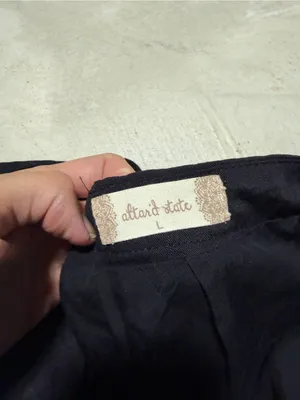 Altar’d state NWT Black Ruffled Skort large MSRP$60 thumbnail 9