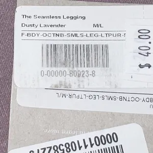Everlane The Seamless Legging Rib Knit Light Purple Size M/L NWT $58 MSRP‎ thumbnail 7