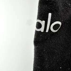 Alo Yoga High Waist Moto Sport Leggings Performance Mesh Panels Black XXS thumbnail 3