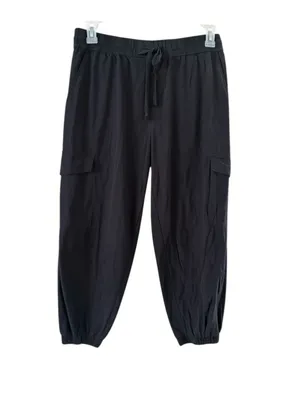 Women's Dress Forum Black Jogger Pants Size L thumbnail 2