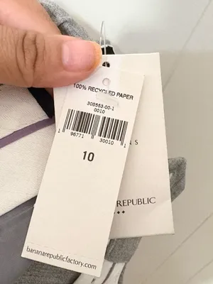 Banana Republic Avery Mid Rise Straight Ankle Pants Gray Novelty Size 10 NWT thumbnail 13