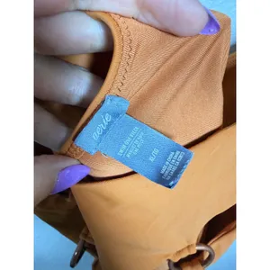 Aerie Women XL Burnt Orange O-Ring Side Cutout V-Neck One‎ Piece Swimsuit thumbnail 7