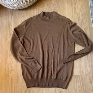 Brown Turtleneck Sweater for Women thumbnail 1