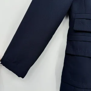 Allen ABS Womens Blazer 4 Blue Business Professional Office Artsy Lined Jacket thumbnail 5