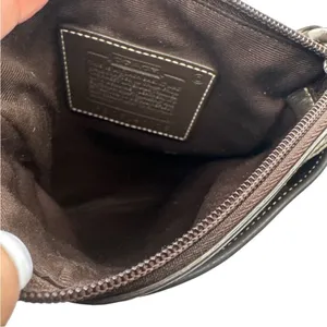 COACH Brown Signature Canvas Crossbody thumbnail 5