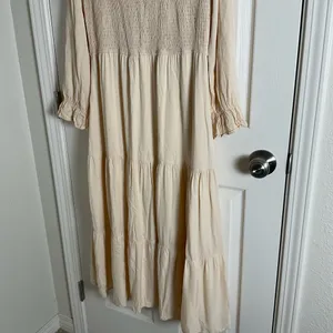 Women's Casual Long Sleeve Smocked Dress size X-Large thumbnail 8