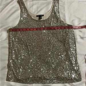 Cable & Gauge Sequin I Womens I Tank Top I Metallic thumbnail 3