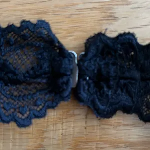 NWT - ADORE ME - Black Lace Halter Bodysuit size M thumbnail 3