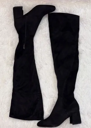 Nine West Black Over-the-Knee Boots thumbnail 1