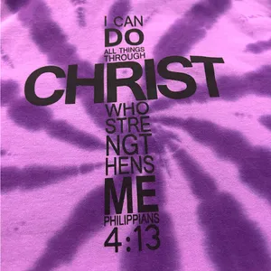 Hoodie Purple Tie-Dye Hoodie with Volleyball Graphic L/G/G Great Shape!! thumbnail 7