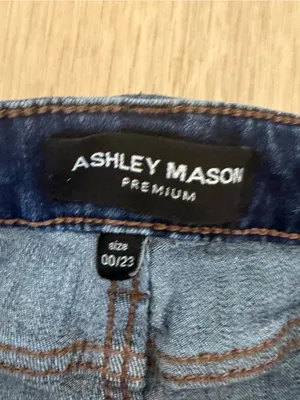 Ashley Mason Dark Indigo Flare Jeans thumbnail 2