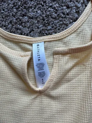 Athleta Wind Down Sleep Cami S Yellow thumbnail 4