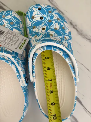 Crocs Classic Clog Venetian Blue Graphic Print Men 8 Women 10 thumbnail 4