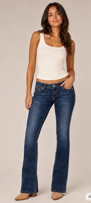 Silver Jeans Suki Surplus Womens 31x34 Bootcut Jeans Dark Wash Y2K Western thumbnail 1