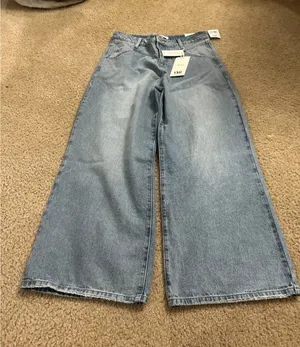 E293 5/27 baggy pants jeans extra wide comfy new unused thumbnail 1