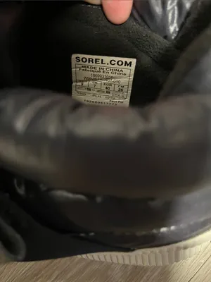 SOREL ONA RMX Waterproof Women's Puffy Strap Bootie Black Snow Boots, Size 9 thumbnail 9