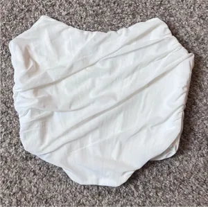 White Mesh Corset Top Size M thumbnail 1