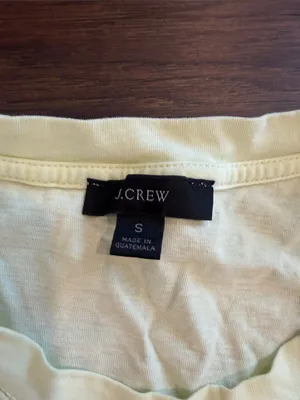 J. Crew Women’s Small Light Green Tiered Mini Short Sleeve Dress - C1-143 thumbnail 2
