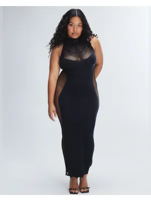 Savage X Fenty Black Viva La Diva Seamless Maxi Dress – NWT Size fits XS-XL thumbnail 7