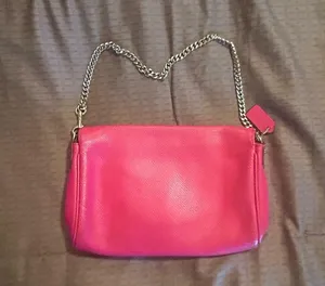Coach Pink Leather Shoulder Bag thumbnail 4