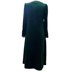 Tuckernuck Pomander Place Arabella Midi Dress in Emerald Green Velvet Size Small thumbnail 7