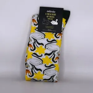 OwlCrate A Treachery of Swans Slouchy Socks - A. B. Poranek January 2026 YA Item thumbnail 7