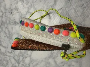 J. Crew Crewcuts “Kids” Crossbody Glitter Gingerbread House Bag thumbnail 6