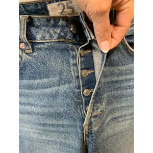 We The Free Jeans Women's High Waist Straight Leg‎ Denim Jeans Blue Size 25 thumbnail 5