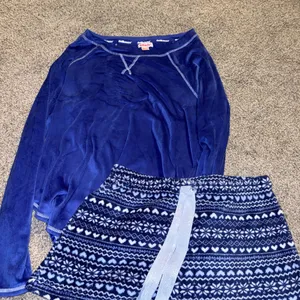 Pillow Talk Blue Pajama Set Size M thumbnail 1