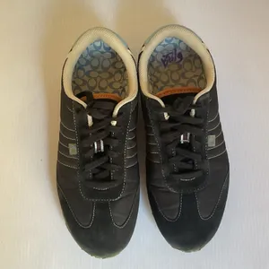 Vintage Coach Sneakers Nikki Black Suede Nylon Women’s 7 Retro 2000s Y2K thumbnail 8