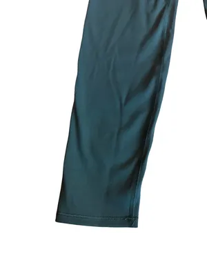 NikeSKIMS Dark Teal Matte Leggings High Waist Inch Workout Way Large Women's NWT thumbnail 3