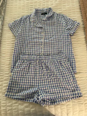 Lulu’s Gingham Pajama Set thumbnail 1