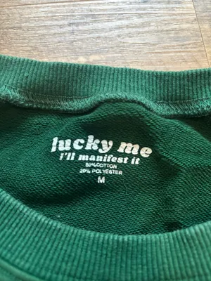 Lucky me I’ll manifest it, Green sweat set Size M thumbnail 4