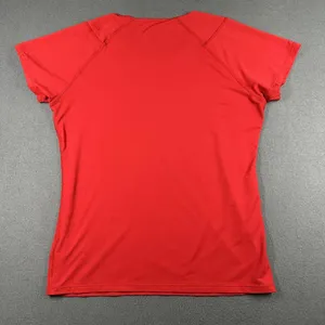 Mountain Hardwear Shirt Womens Small Red Short Sleeve Raglan‎ Performance thumbnail 9