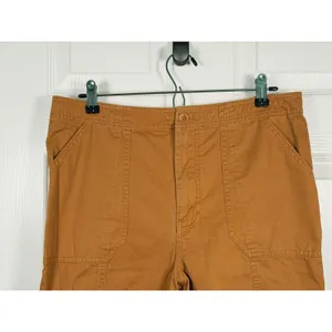 Abercrombie & Fitch Relaxed Cargo Pants Size 31 Brown Camel Utility Streetwear thumbnail 5