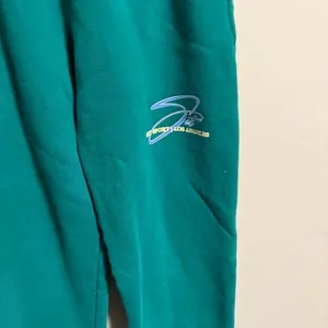 Set Active Half Zip Sweater & Sweatpants Matching Set in Palm Green- Size Small thumbnail 3