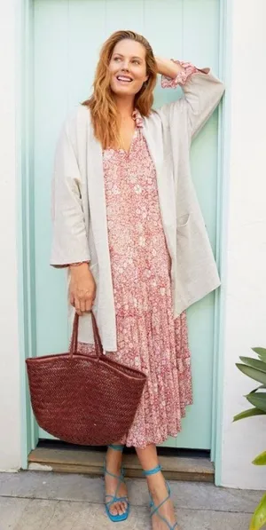 Anthropologie DONNI. Ribbed Sandwash Open Cardigan thumbnail 10