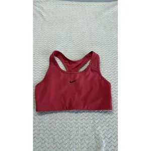 Nike Dri-FIT Women Racerback Sports Bra Pink Swoosh Logo Small 4343 thumbnail 2
