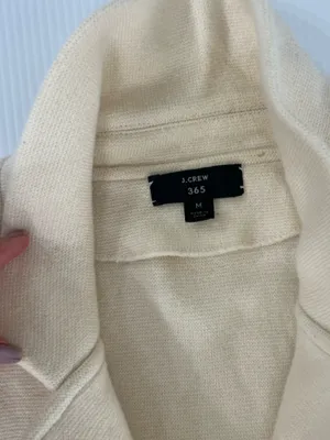 J. Crew 365 Open-Front Long Cardigan 30% merino wool sweater thumbnail 10
