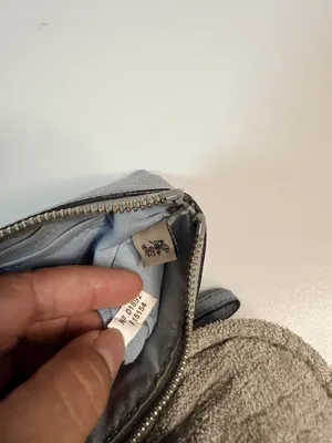 Coach Blue Zip Wristlet Wallet w/ Wrist Strap, Logo Accents, Credit Card thumbnail 8