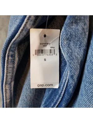 Gap Vintage Icon J Women's Light Blue Denim Jacket Collared Button Size S thumbnail 5