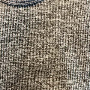 Forever 21 Knit V-Neck Scalloped‎ Crop Top Tank Gray Heather Size Large thumbnail 3