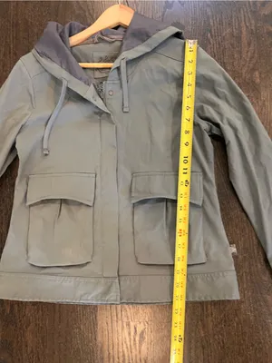 Prana Hooded Utility Jacket in Light Taupe with Dusky Hood thumbnail 3